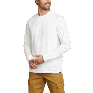 Men's Legend Wash Classic Long-Sleeve 100% Cotton T-Shirt