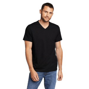 Men's Legend Wash Classic Short-Sleeve 100% Cotton V-Neck T-Shirt