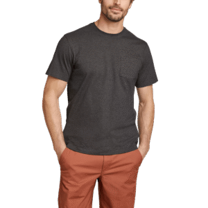 Men's Legend Wash Classic Short-Sleeve 100% Cotton Pocket T-Shirt