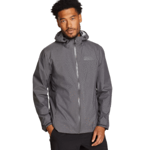 Men's Cloud Cap Waterproof Packable Hooded Rain Jacket