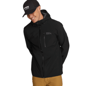 Men's Cloud Cap Waterproof Stretch Hooded Rain Jacket