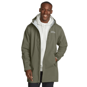 Men's Oscillate 3L Waterproof Hooded Trench Coat