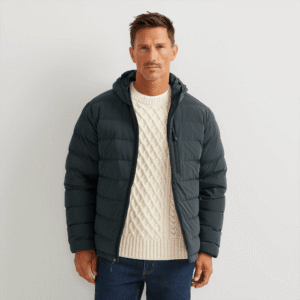 Men's EB Stretch Down Hooded Jacket
