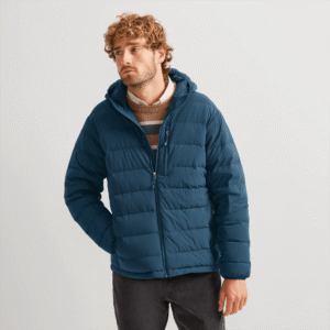 Men's EB Stretch Down Hooded Jacket