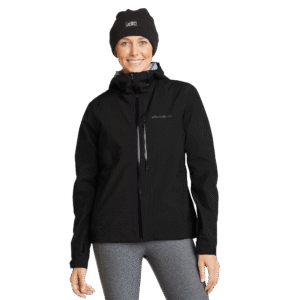 Women's Cloud Cap 3L Waterproof Stretch Hooded Rain Jacket