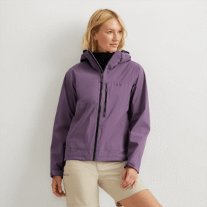 Women's Cloud Cap 3L Waterproof Stretch Hooded Rain Jacket