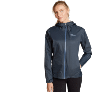 Women's Cloud Cap Waterproof Packable Hooded Rain Jacket
