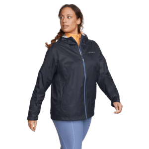Women's Cloud Cap Waterproof Packable Hooded Rain Jacket