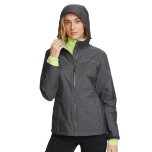 Women's Cloud Cap Waterproof Packable Hooded Rain Jacket