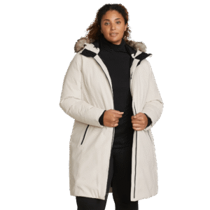 Women's Olympia Waterproof Down Hooded Stadium Coat