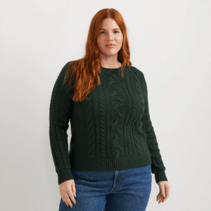 Women's Classic Cable Crew Sweater