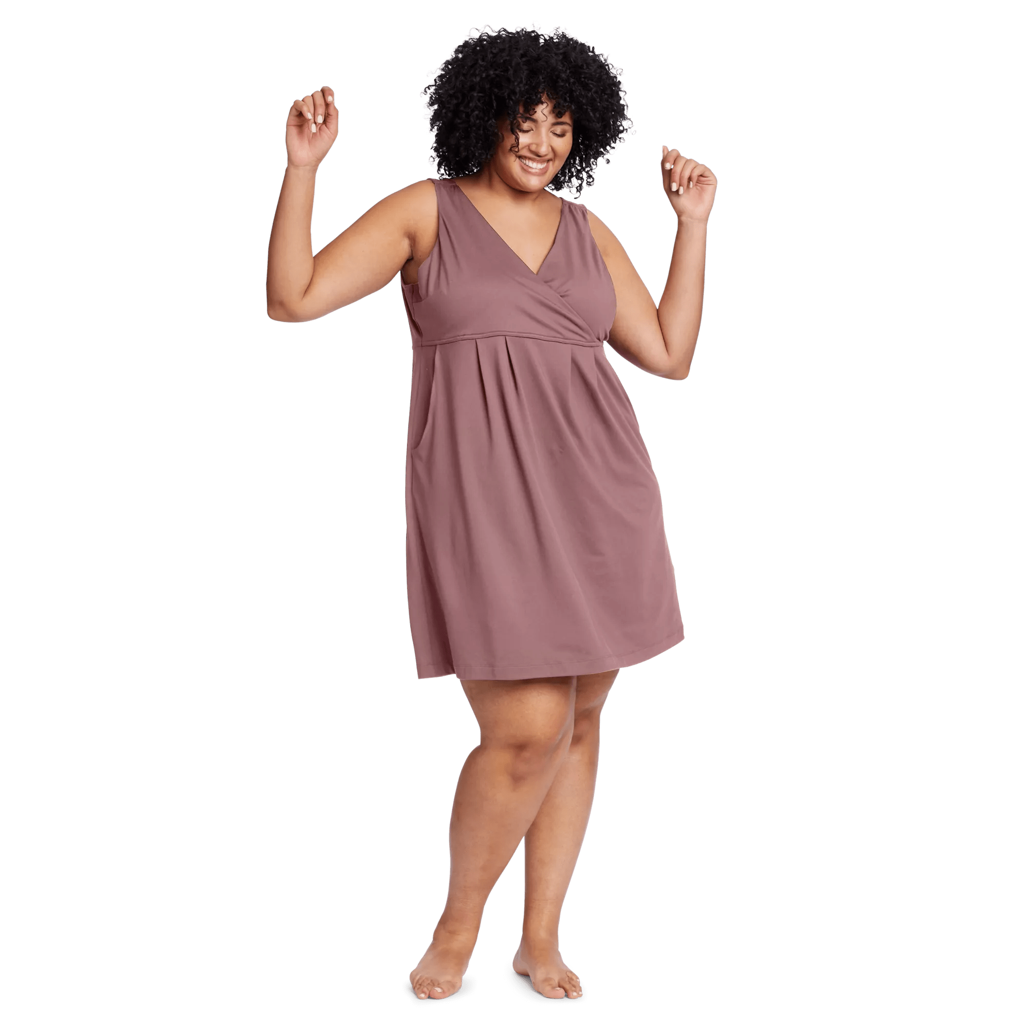 Women's Aster Crossover Dress - Solid